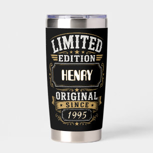 Limited Edition HENRY Personalized Vintage Insulated Tumbler