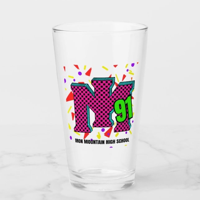 LIMITED EDITION: IMHS class of 1991 Party Pint Glass (Front)