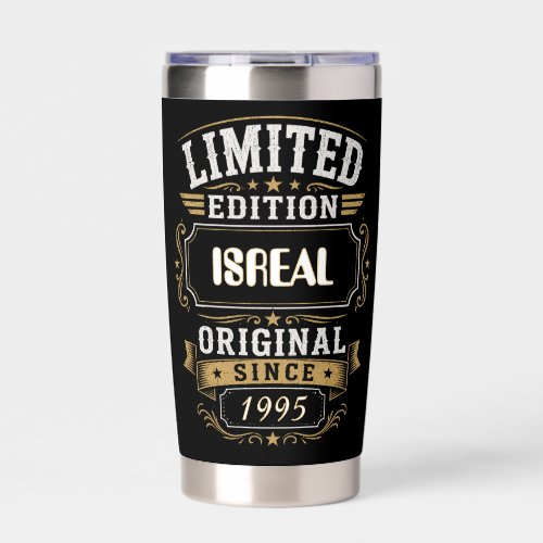 Limited Edition ISREAL Personalized Vintage Insulated Tumbler
