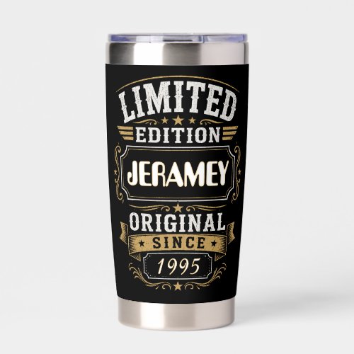Limited Edition JERAMEY Personalized Vintage Insulated Tumbler