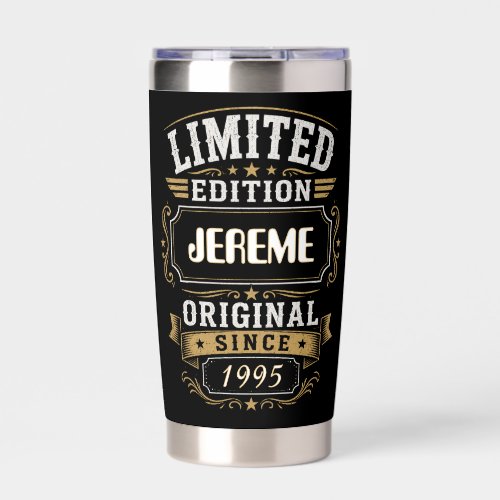 Limited Edition JEREME Personalized Vintage Insulated Tumbler
