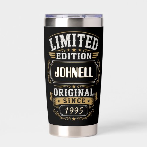 Limited Edition JOHNELL Personalized Vintage Insulated Tumbler
