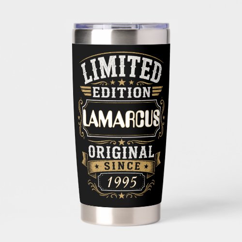 Limited Edition LAMARCUS Personalized Vintage Insulated Tumbler