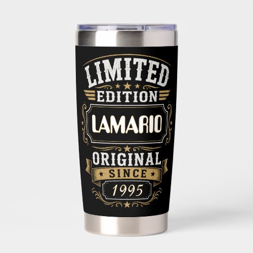 Limited Edition LAMARIO Personalized Vintage Insulated Tumbler