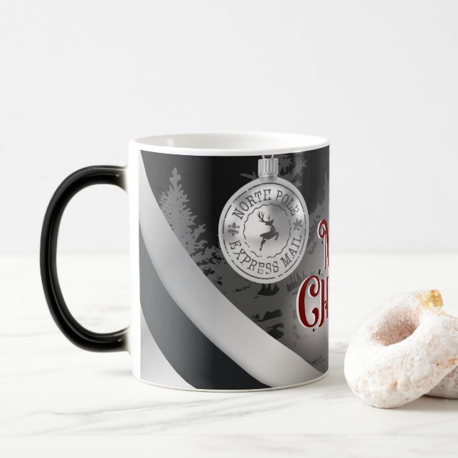 Limited Edition Merry Christmas  Color Morph Mug (With Donut)