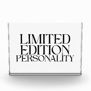 Limited Edition Personality Corporate Acrylic Award