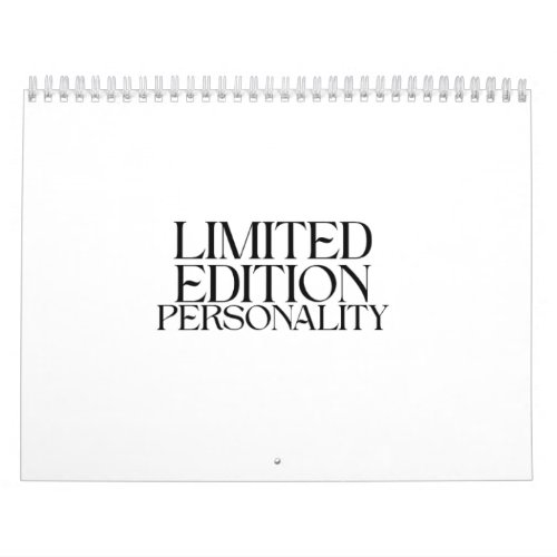 Limited Edition Personality Minimalist Desk Calendar