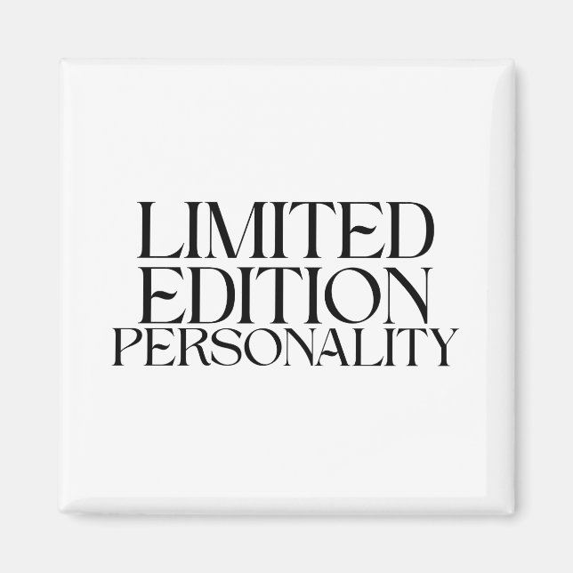 Limited Edition Personality Minimalist Office  Magnet (Front)