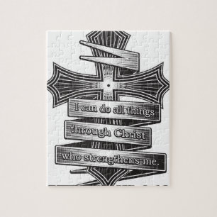 Limited Edition Philippians 4:13 Christian Bible Jigsaw Puzzle