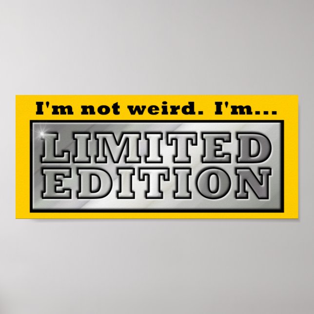 Limited Edition Poster (Front)