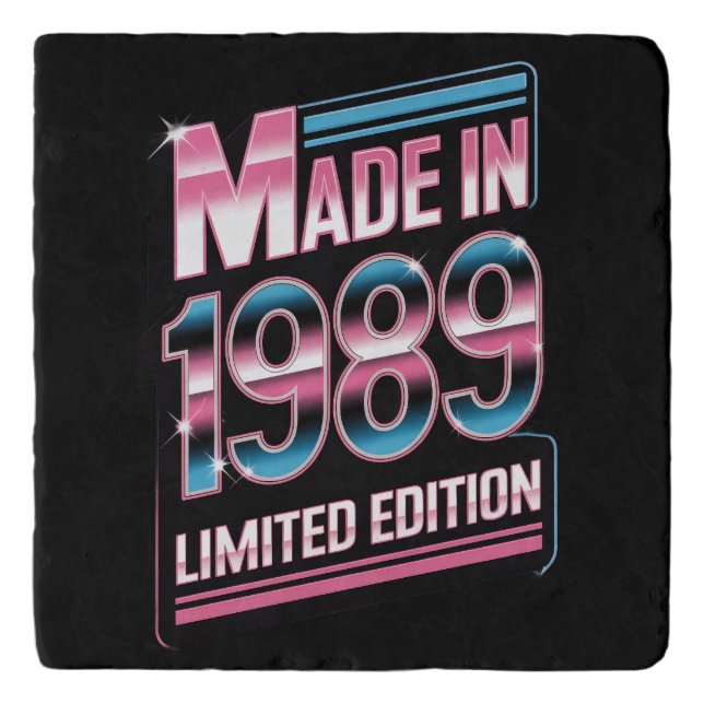 Limited Edition Retro 1989 Trivet (Front)