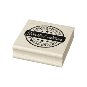 LIMITED EDITION RUBBER STAMP
