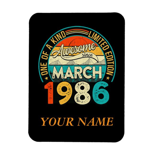 Limited Edition Since March 1986 Magnet (Vertical)