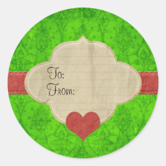 Limited Edition Stickers Noel "from-to" n°3