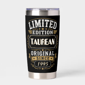 Limited Edition TAUREAN Personalized Vintage Insulated Tumbler