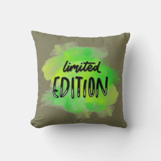 Limited Edition Throw Pillow