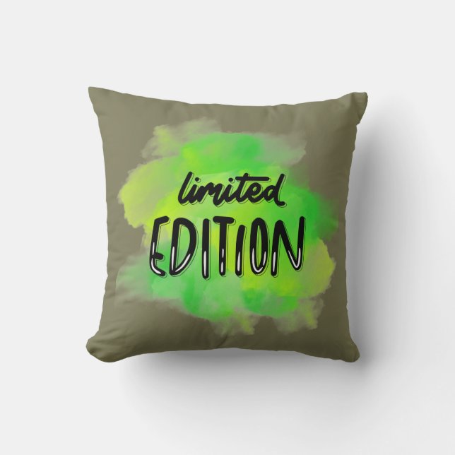 Limited Edition Throw Pillow (Front)