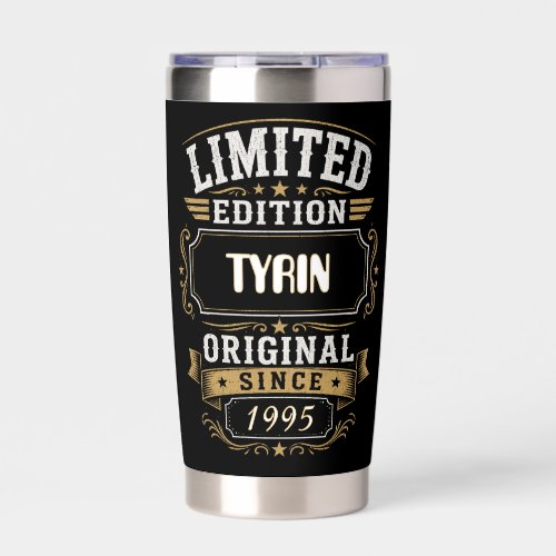Limited Edition TYRIN Personalized Vintage Insulated Tumbler