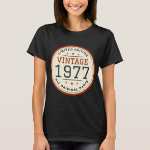 Limited Edition Vintage 1977 All Original Parts T-Shirt