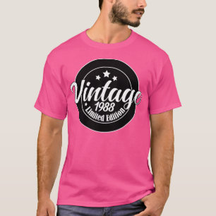 Limited Edition Vintage 1988 birthday 35th Birthda T-Shirt