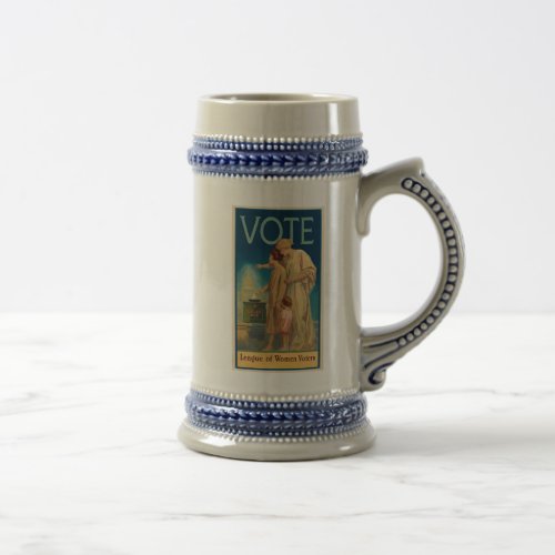 LIMITED EDITION Vintage Collectible Stein Blue Be Beer Stein