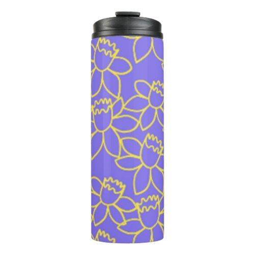 Limited edition vintage_inspired purple travel  thermal tumbler