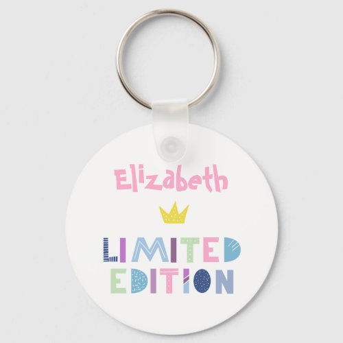 Limited Edition Word Art Expression Keychain