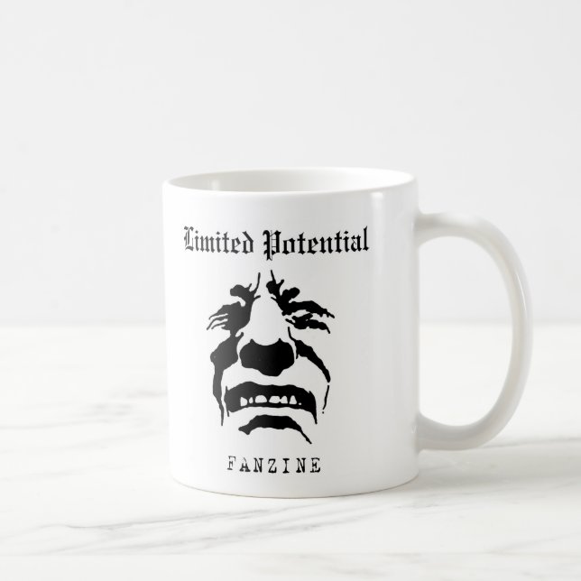 Limited Potential Fanzine - classic 80's punk rock Coffee Mug (Right)