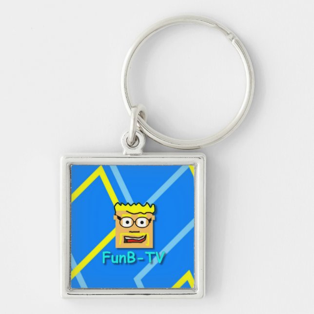 Limited Square FunB-TV Key Chain (Front)