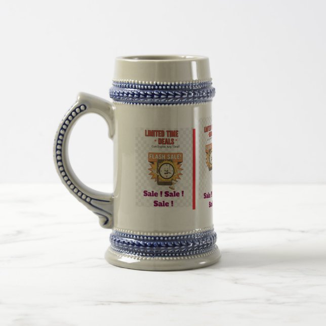 Limited times deals beer stein (Left)
