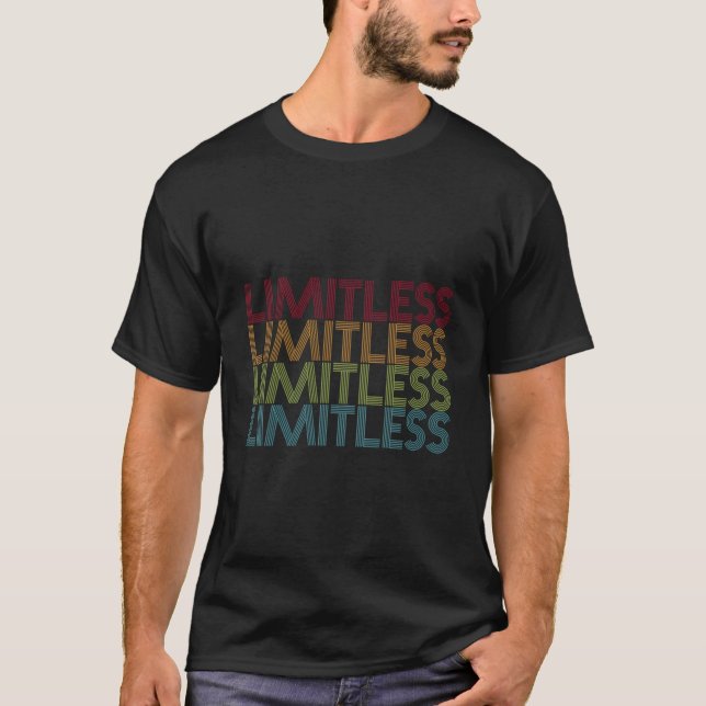 Limitless Entrepreneur Gym Fitness Inspiration T-Shirt (Front)