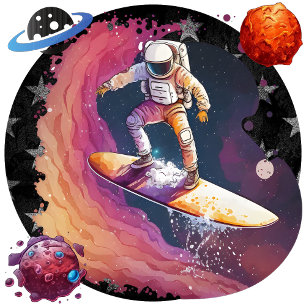 Limitless Frontiers Round Pillow