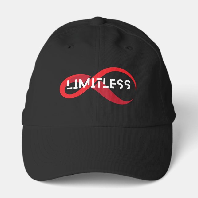 LIMITLESS Infinity Symbol sweatshirt Performance Cap (Front)