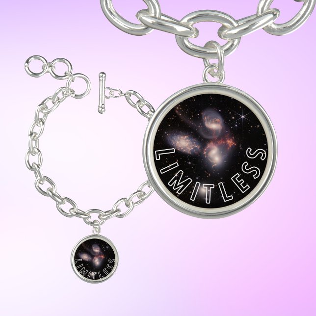 Limitless Inspirational Galaxy Charm Bracelet (Creator Uploaded)