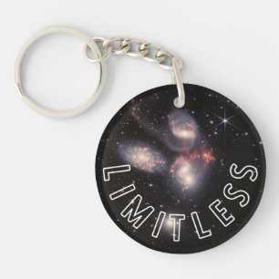 Limitless Inspirational Personalized 2-sided Keychain