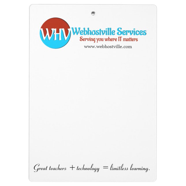  Limitless Learning Inspirational Clipboard (Back)