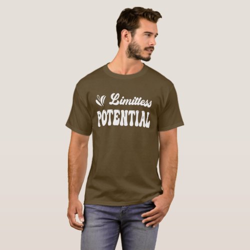 Limitless Potential Typography T_Shirt 