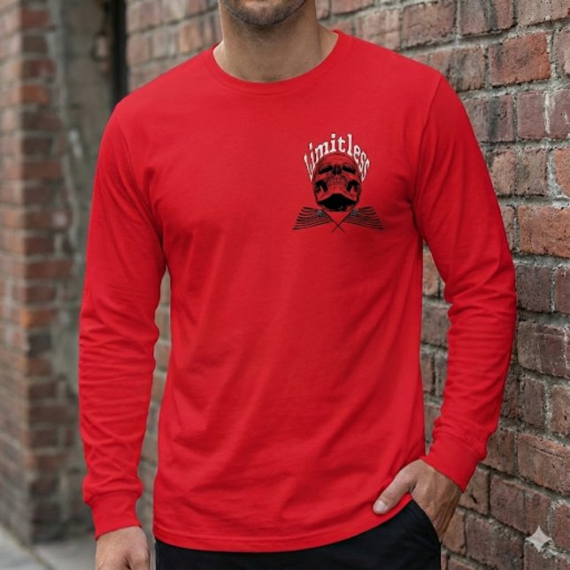 Limitless Skull & Tattered Flags S-hirt T-Shirt (Creator Uploaded)