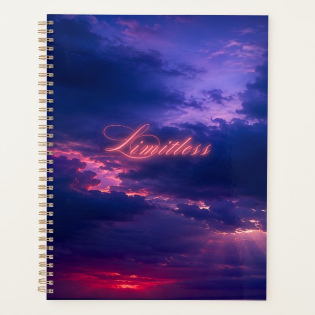 Limitless Sky - Deep Waters  Planner (Front)