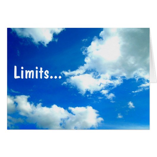 Limits.. Cards (Front Horizontal)