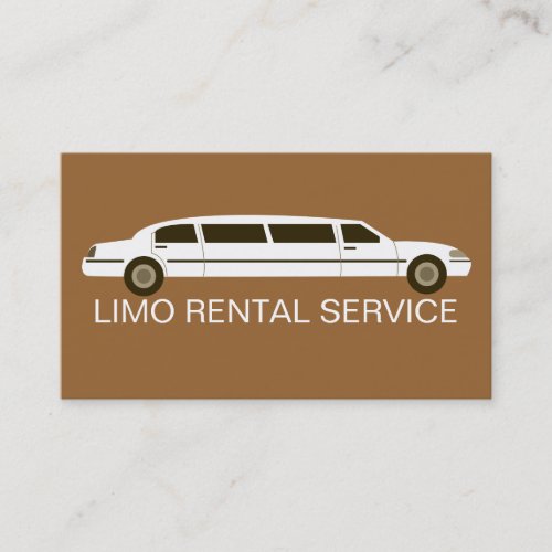 Limo Rental Business Cards