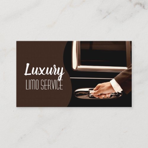 Limo Service Driver Cab Taxi Business Card