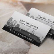 Limo & Taxi Driver Modern City Professional Car Business Card at Zazzle
