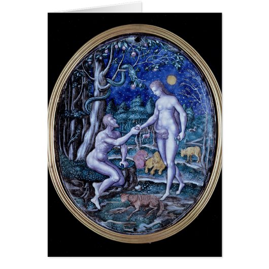 Limoges plaque depicting Adam and Eve, c.1570 (Front)