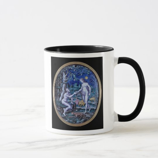 Limoges plaque depicting Adam and Eve, c.1570 Mug