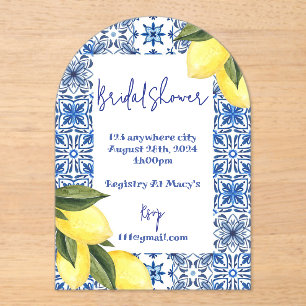 LIMONCELLO BRIDAL SHOWER INVITATION