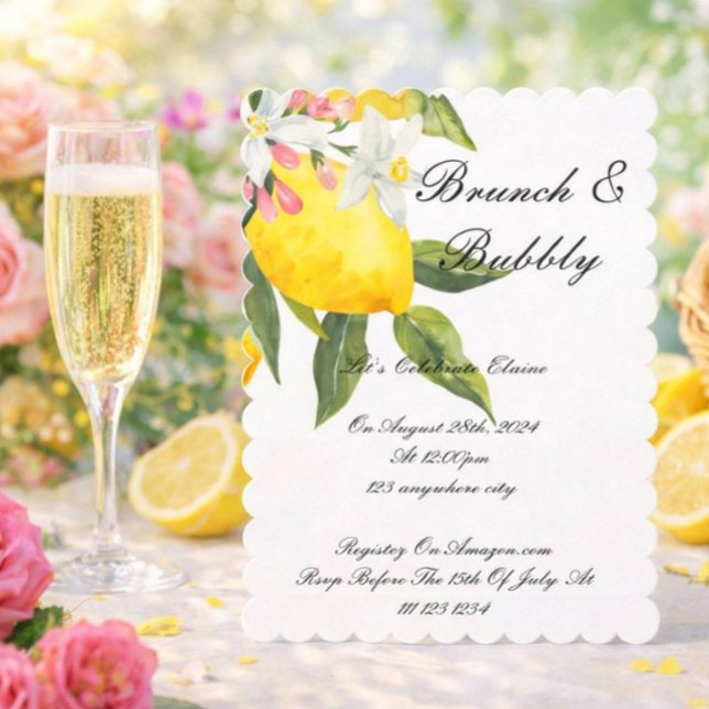 LIMONCELLO BRIDAL SHOWER INVITATION (Creator Uploaded)