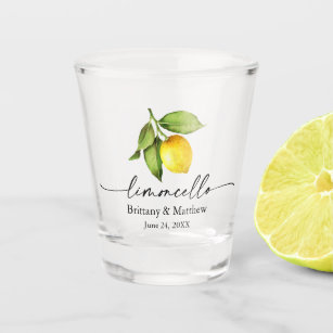 Limoncello Shot Glasses and Serving Tips