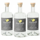 Limoncello Chalk Look Liquor Bottle Label |