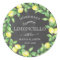 Limoncello Chalkboard Monogram Favor